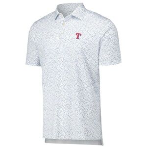 PETER MILLAR TEXAS RANGERS BATTER UP PERFORMANCE JERSEY POLO SHIRT